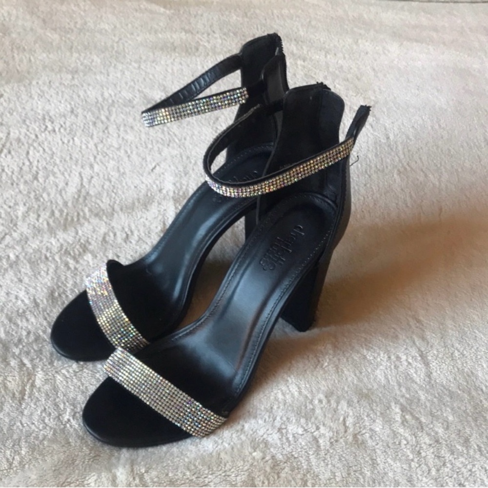 *Copy* Charlotte Russe Rhinestone Strap/Strappy Block Heels